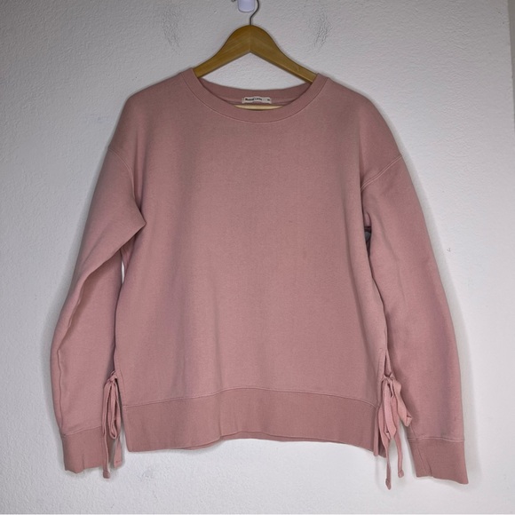 Marine Layer Nora Sweatshirt in Rose Cloud Size XL - Picture 4 of 9